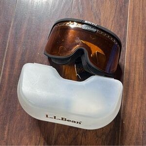VTG Smith Ski Amber Lens Regulator Snow Snowboard Goggles with Case